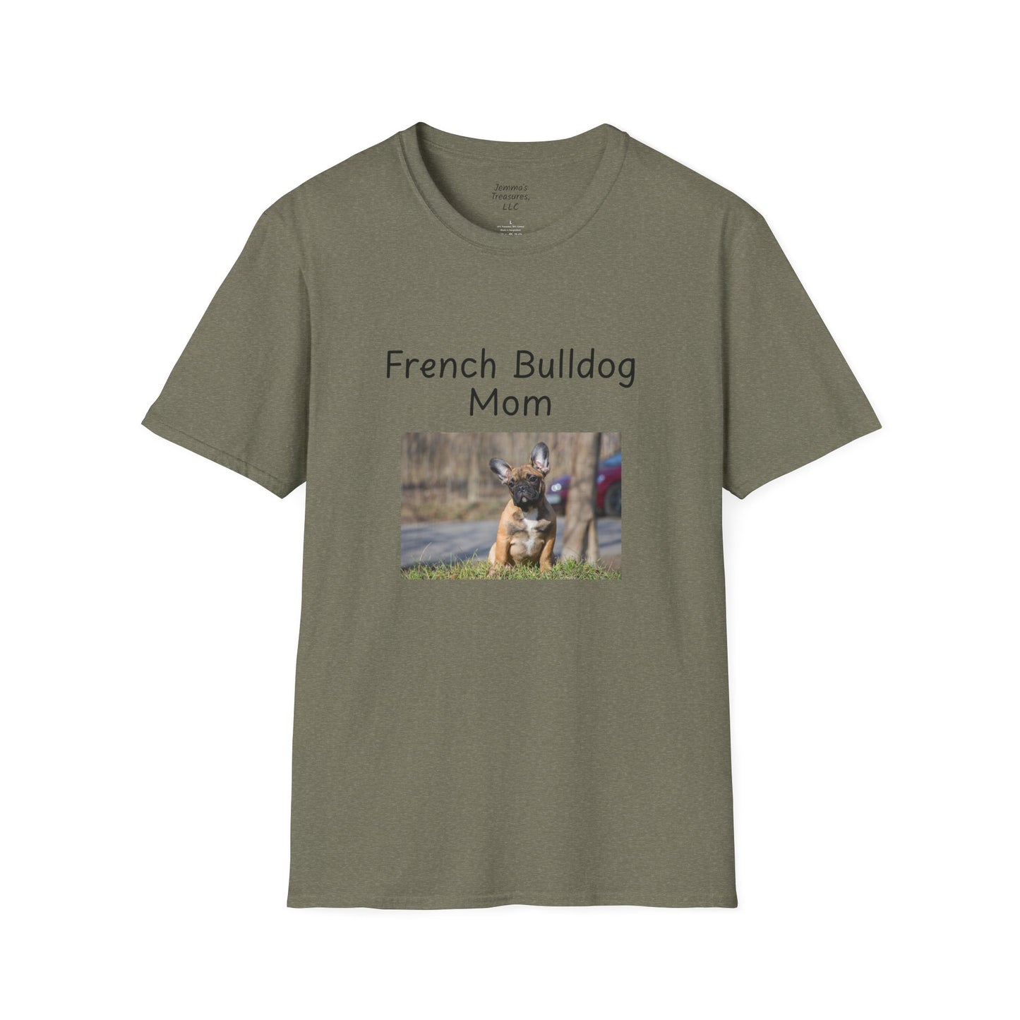 Unisex T-Shirt - "French Bulldog Mom" - Dog Owner Tee