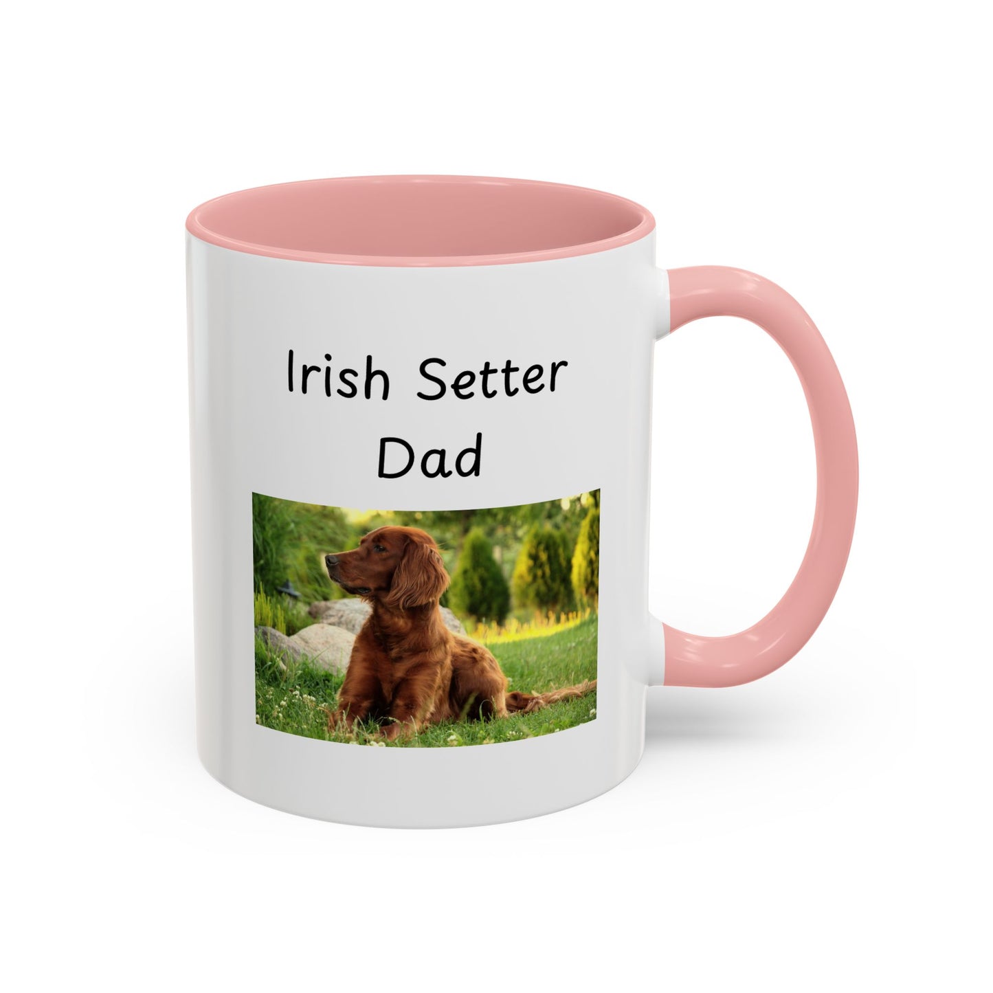 Ceramic Mug - "Irish Setter Dad"