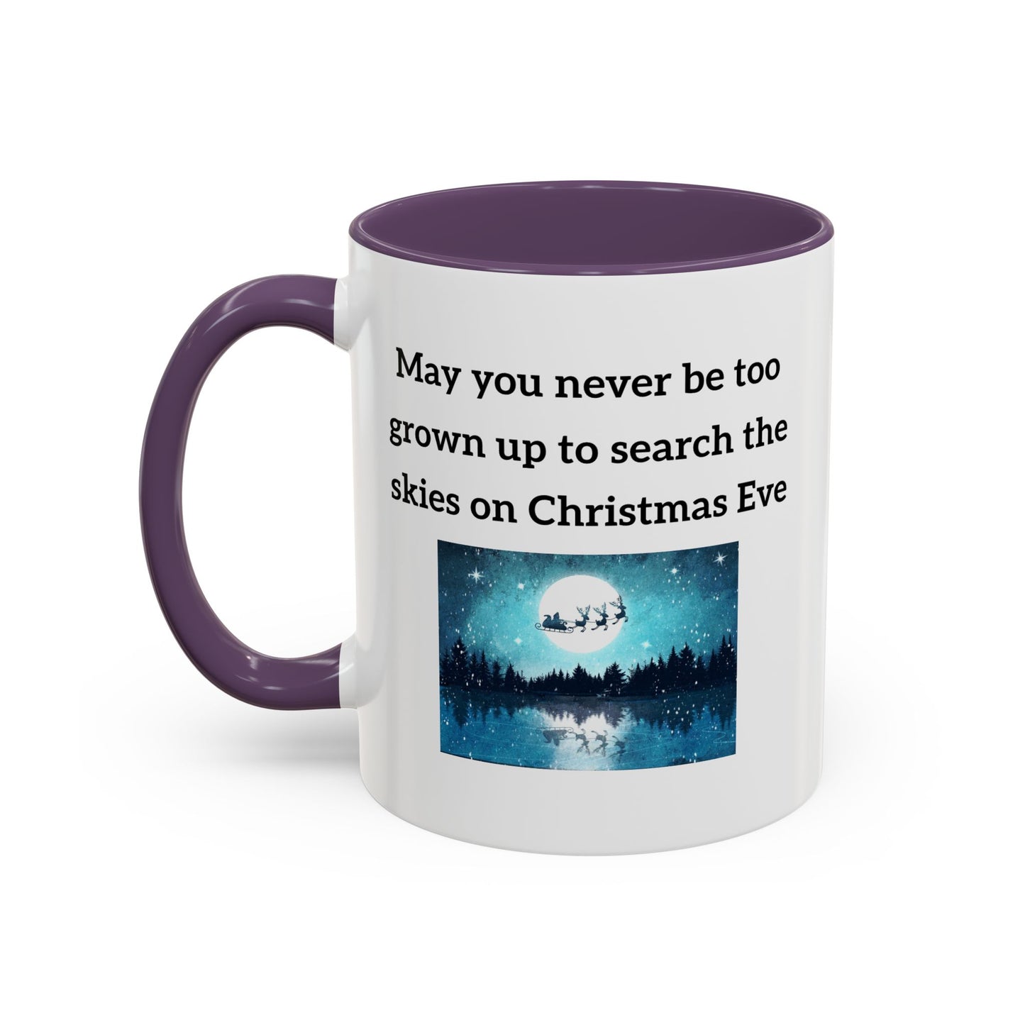 Weihnachtstasse – Zitat zum Thema „Suche den Himmel“ am Heiligabend