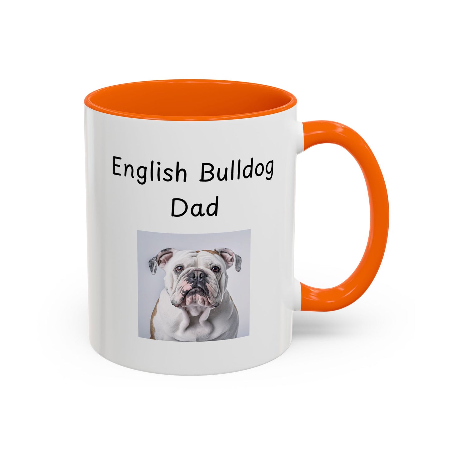 Keramiktasse - "Englischer Bulldoggen-Papa"
