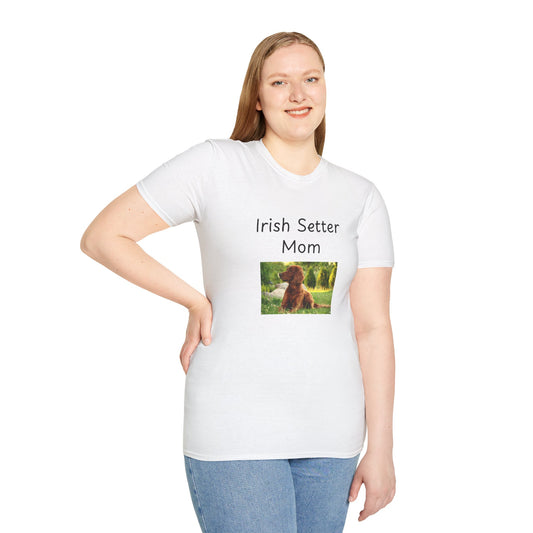Unisex T-hemp - "Ierse Setter Ma" - Honde-eienaar T-hemp