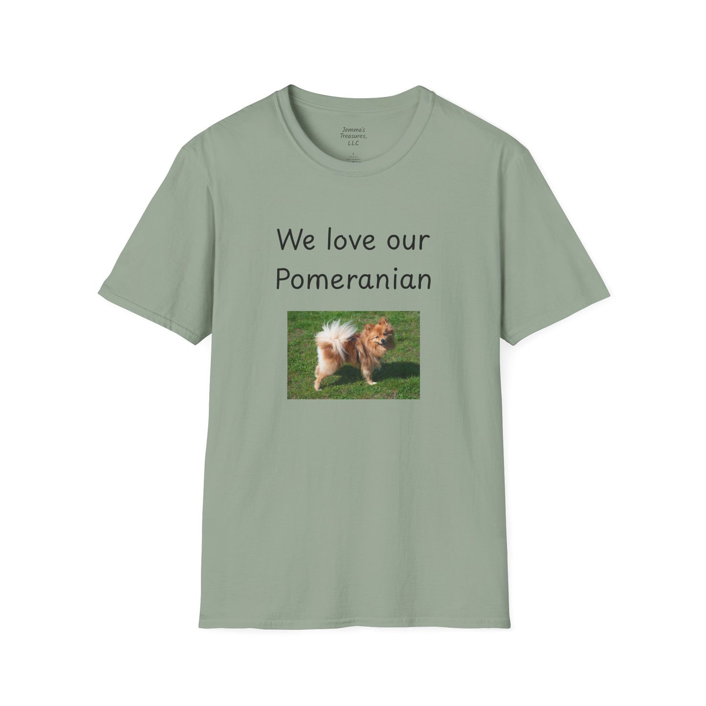 Unisex T-Shirt - "Wir lieben unseren Pommerschen" - Hundebesitzer T-Shirt