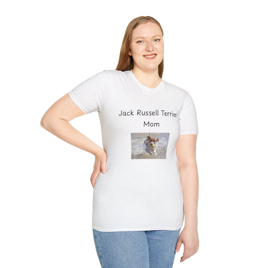 Unisex T-Shirt - "Jack Russell Terrier Mom" - Dog Owner Tee