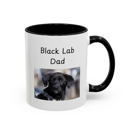 Ceramic Mug - "Black Lab Dad"