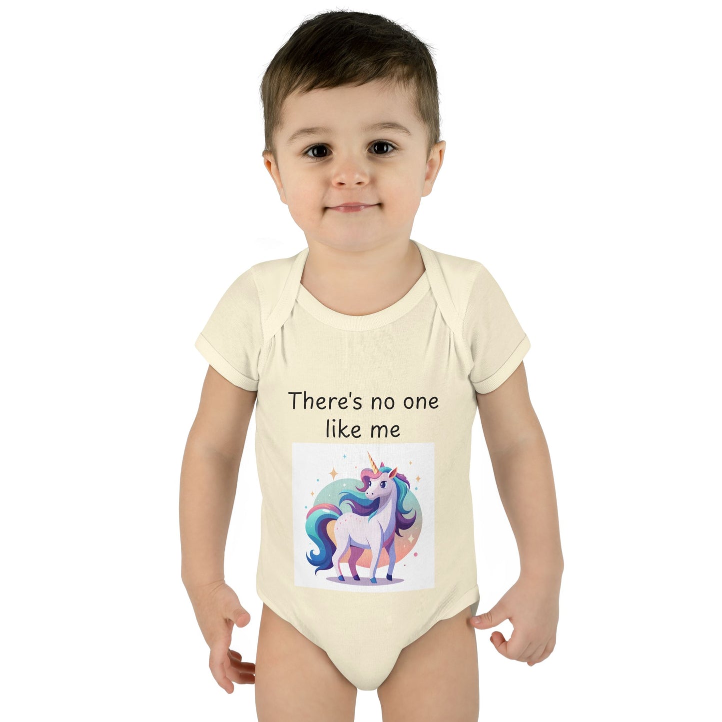 Infant/Toddler Bodysuit - "There's No One Like Me" Unicorn Top