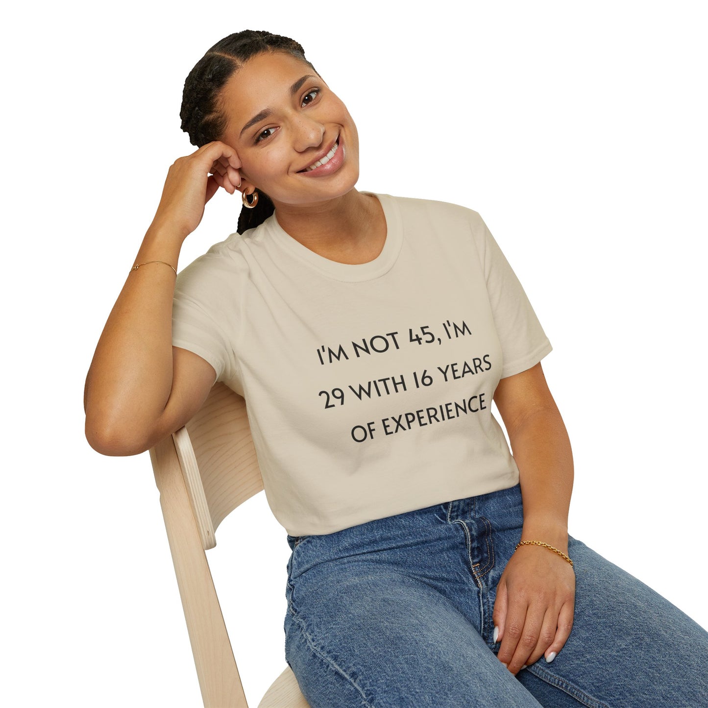 Unisex T-shirt - Funny 45 Years Of Age Quote