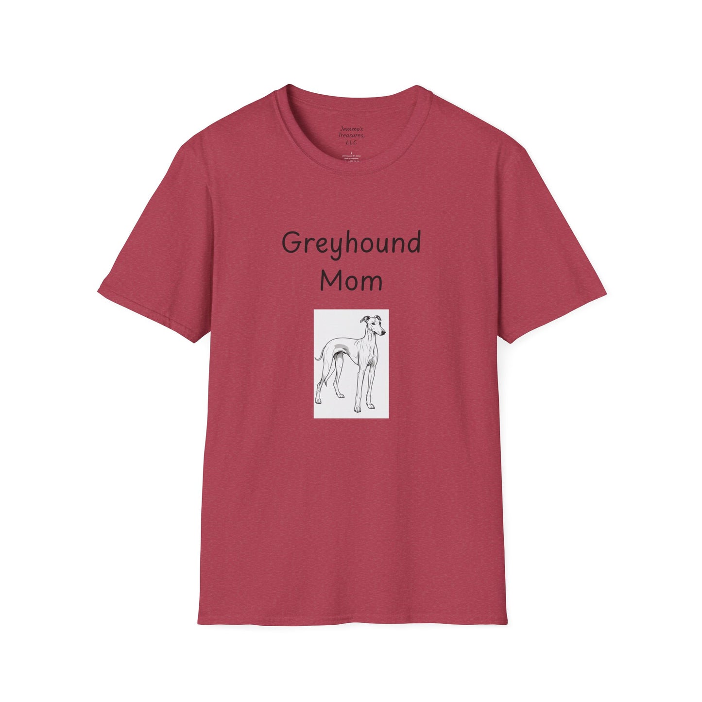 Unisex T-Shirt - "Greyhound Mom" - Hundebesitzer T-Shirt