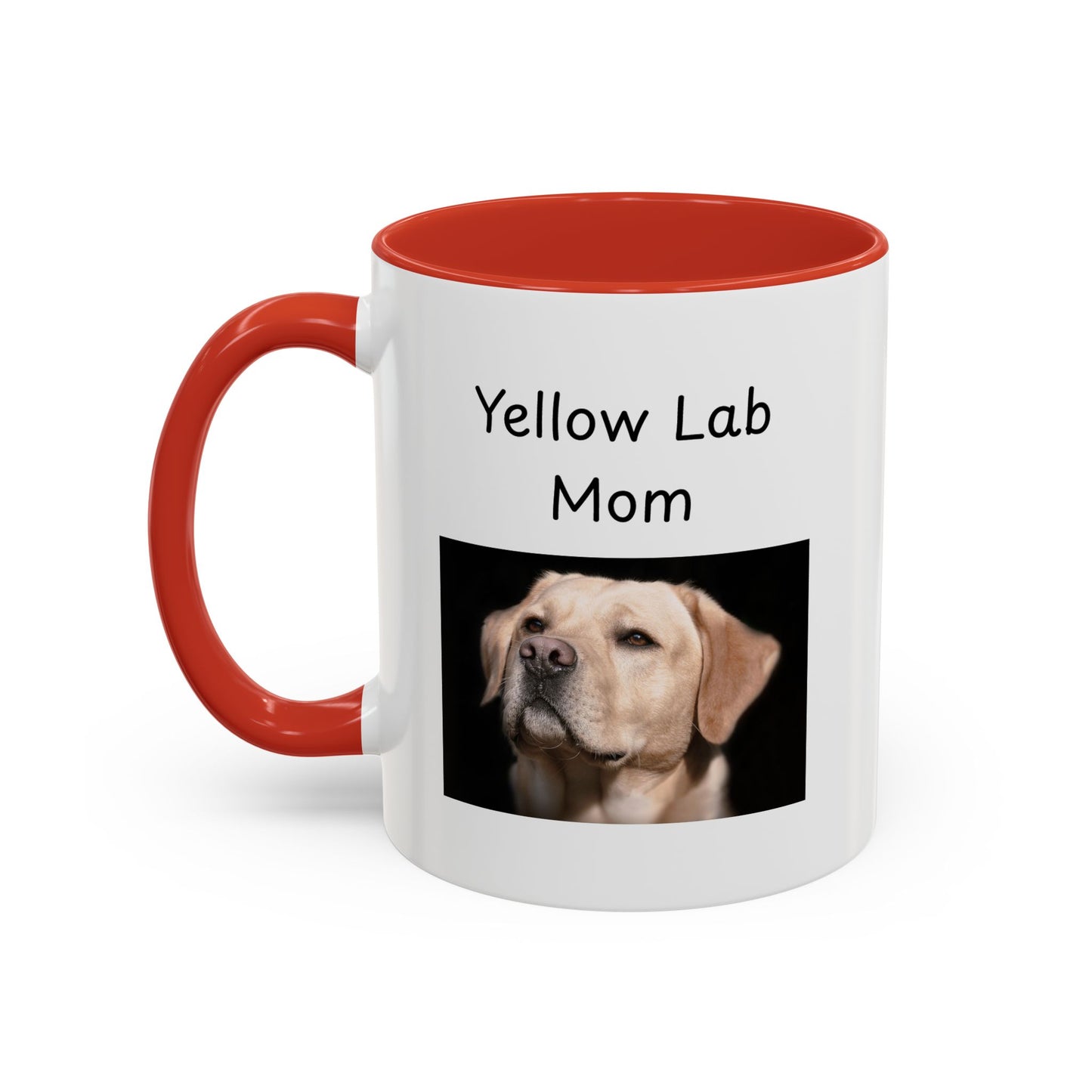 Keramiktasse – „Yellow Lab Mom“