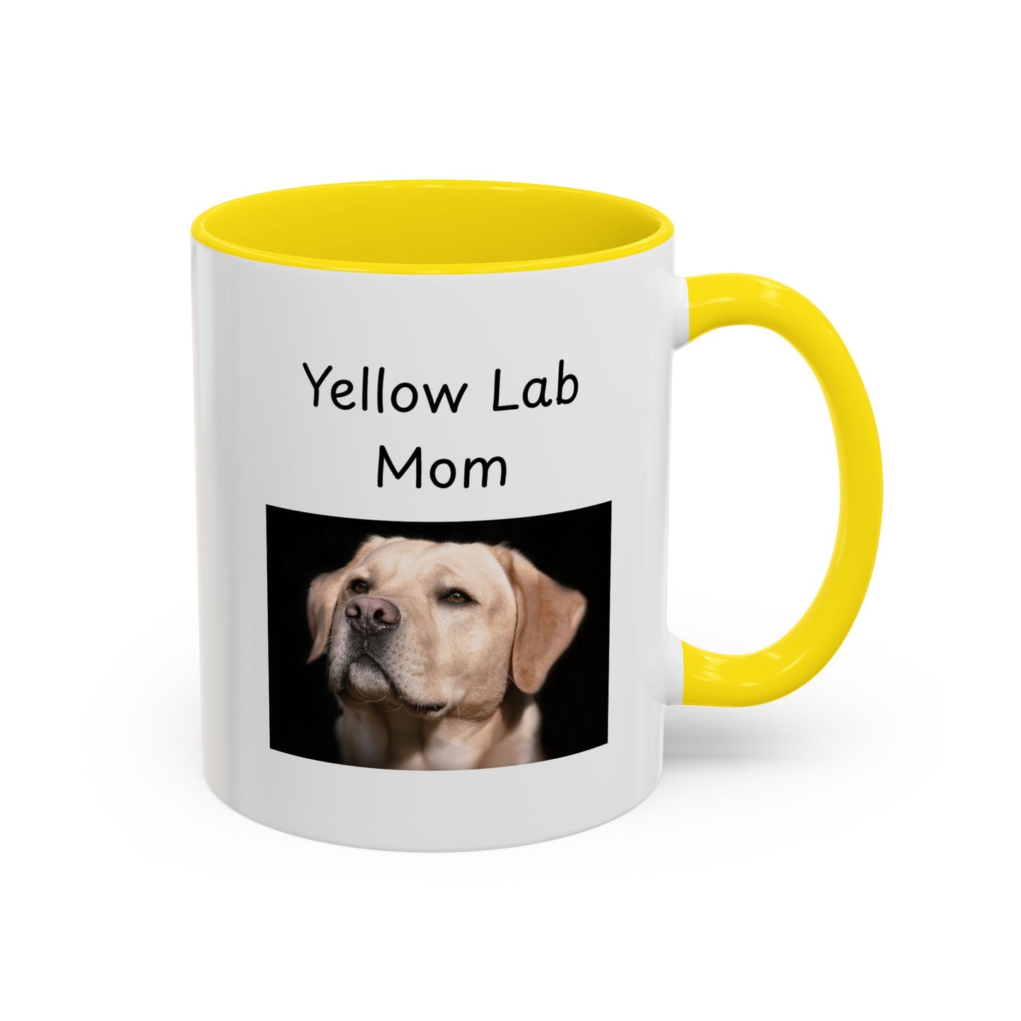 Keramiktasse – „Yellow Lab Mom“