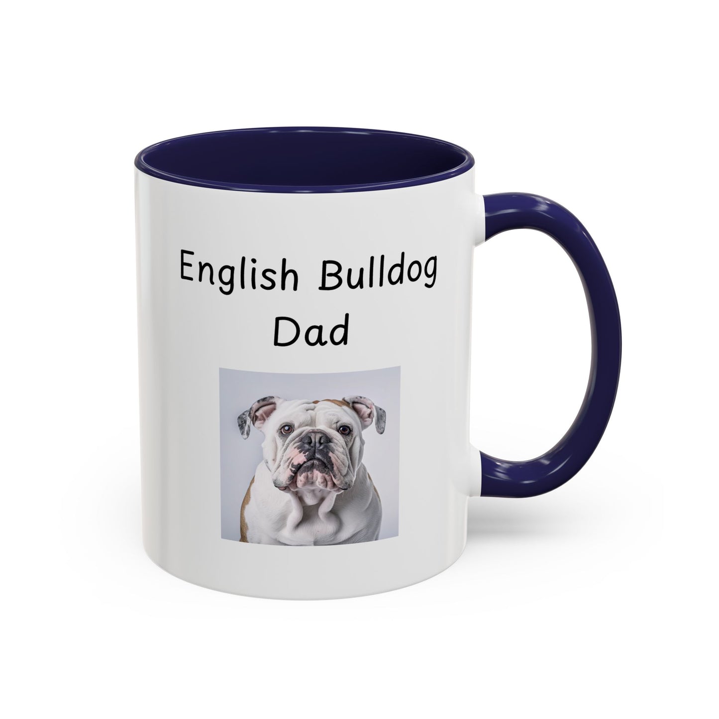 Keramiktasse - "Englischer Bulldoggen-Papa"