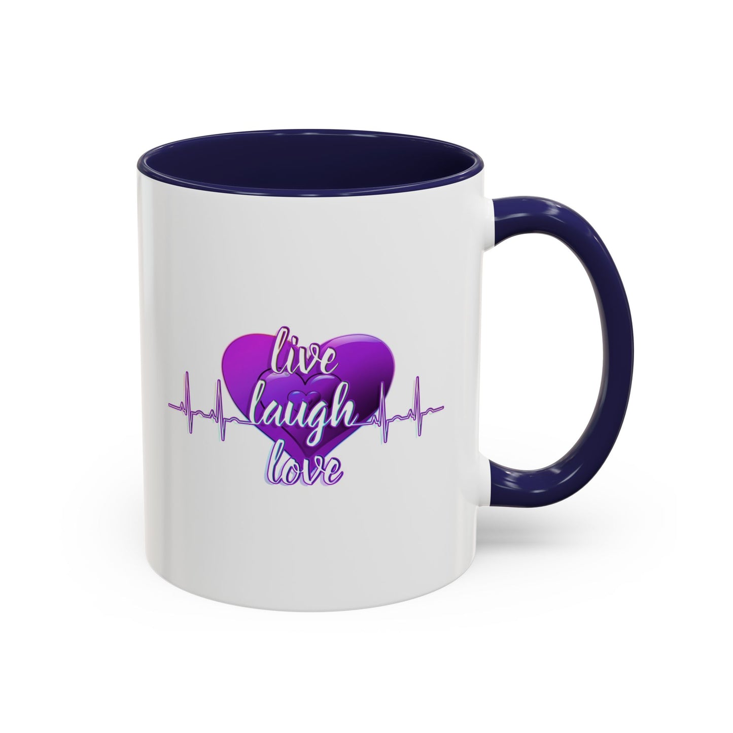 Inspirational Mug - "Live, Laugh, Love" Quote Design
