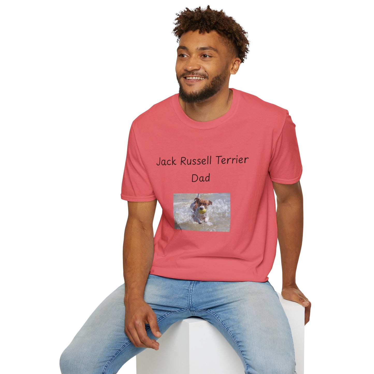 Unisex T-Shirt - "Jack Russell Terrier Dad" - Dog Owner Tee