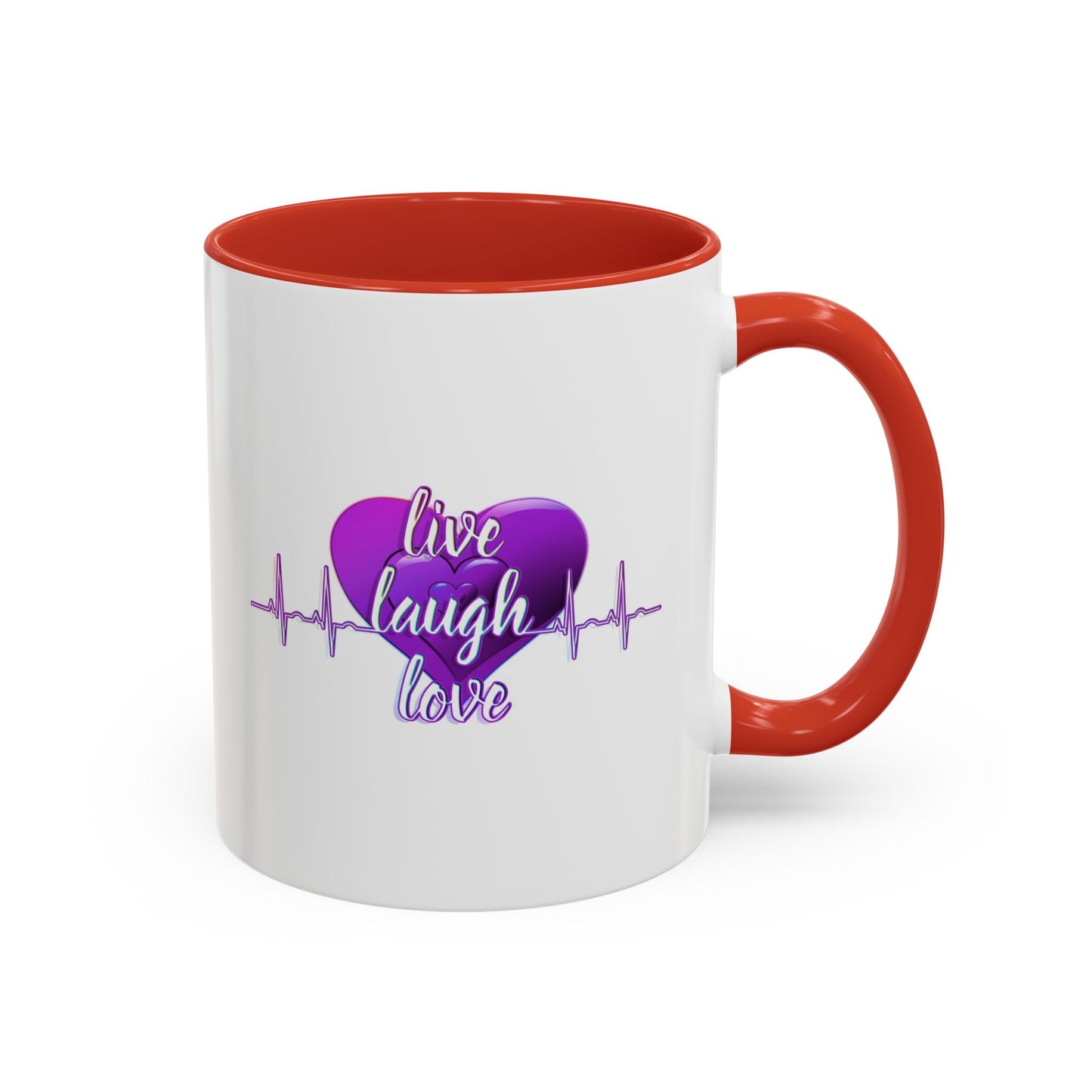 Inspirational Mug - "Live, Laugh, Love" Quote Design
