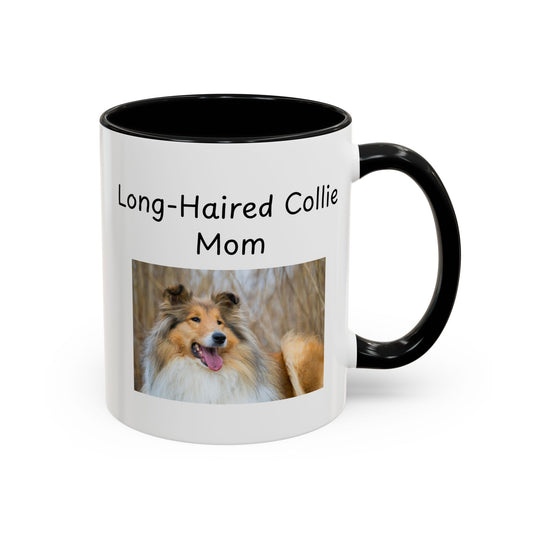 Ceramic Mug - "Long-Haired Collie Mom"