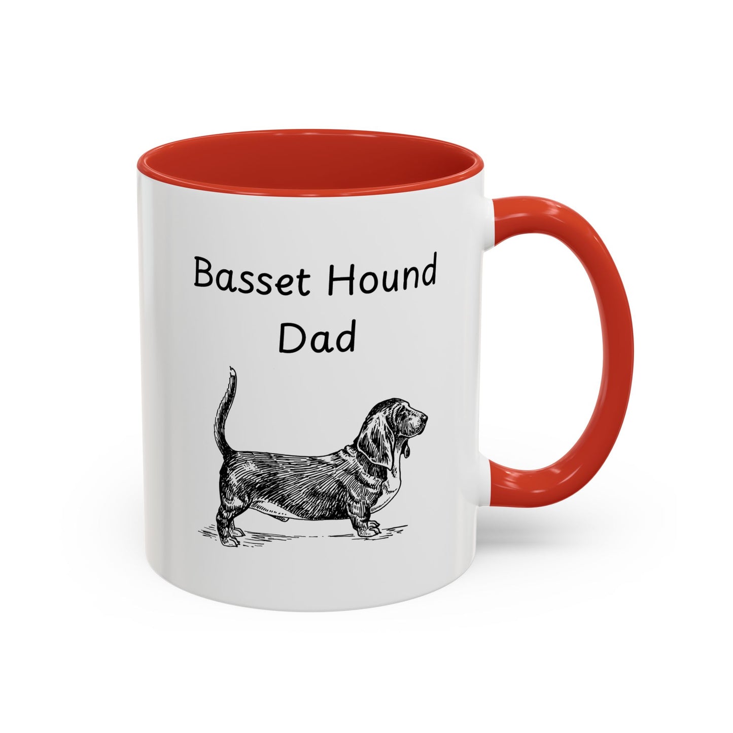 Ceramic Mug - "Basset Hound Dad"