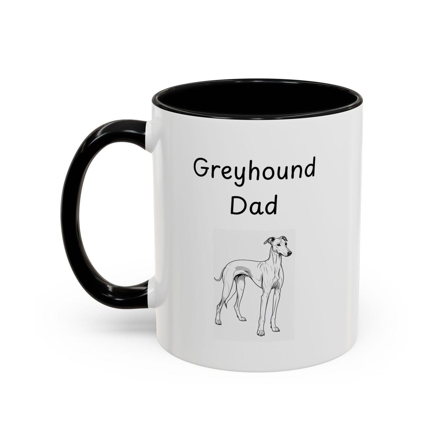 Ceramic Mug - "Greyhound Dad"