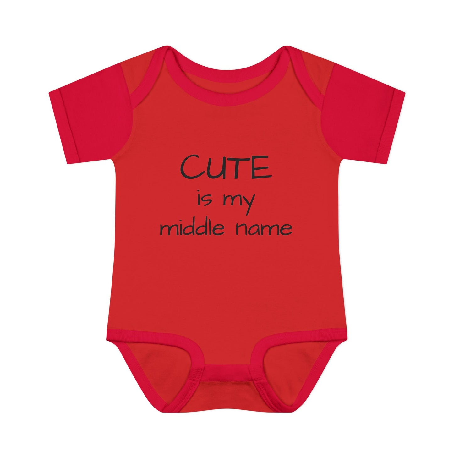 Infant/Toddler Bodysuit -  "Cute Is My Middle Name"