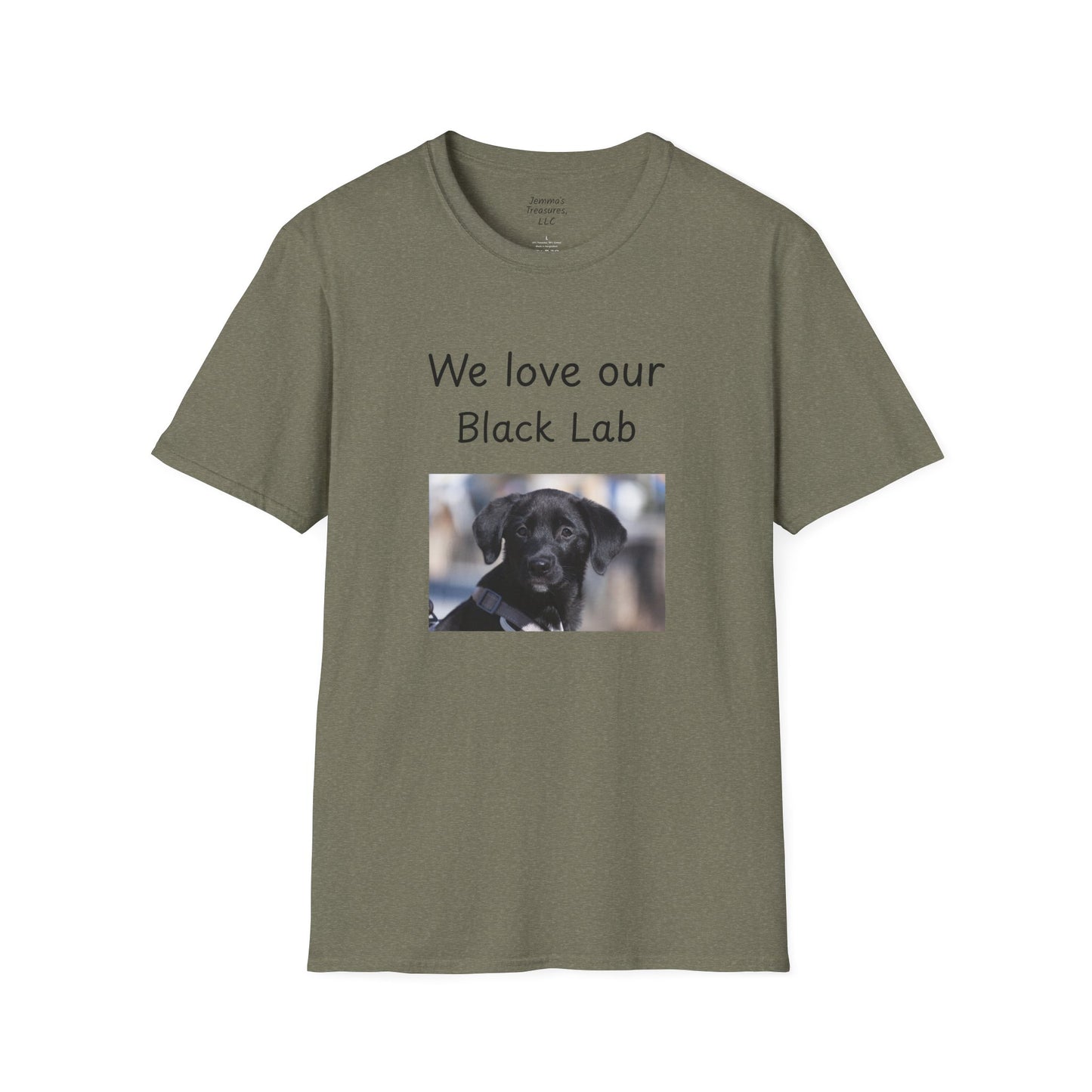 Unisex T-Shirt - "We Love Our Black Lab" - Dog Owner Tee