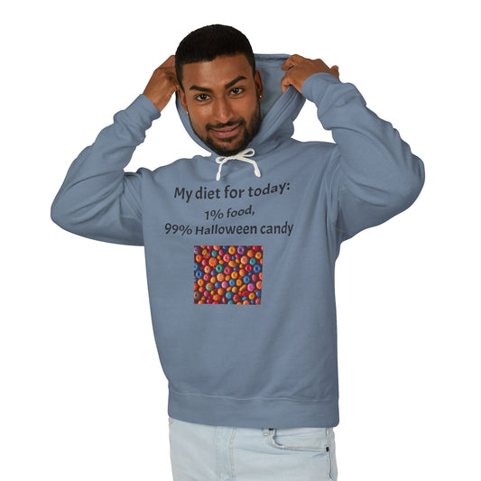 Halloween Lightweight Hoodie - Candy Lover Quote