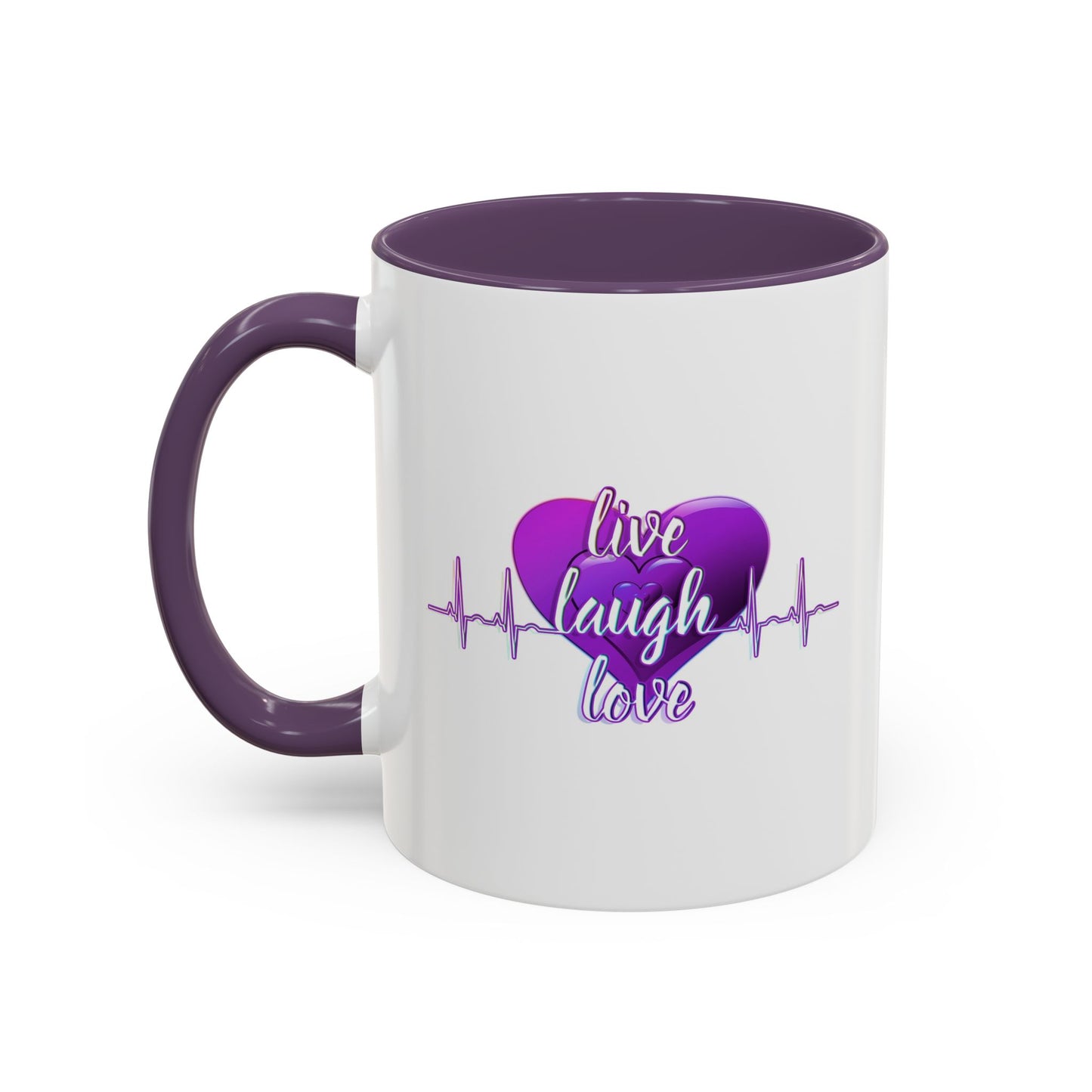 Inspirational Mug - "Live, Laugh, Love" Quote Design