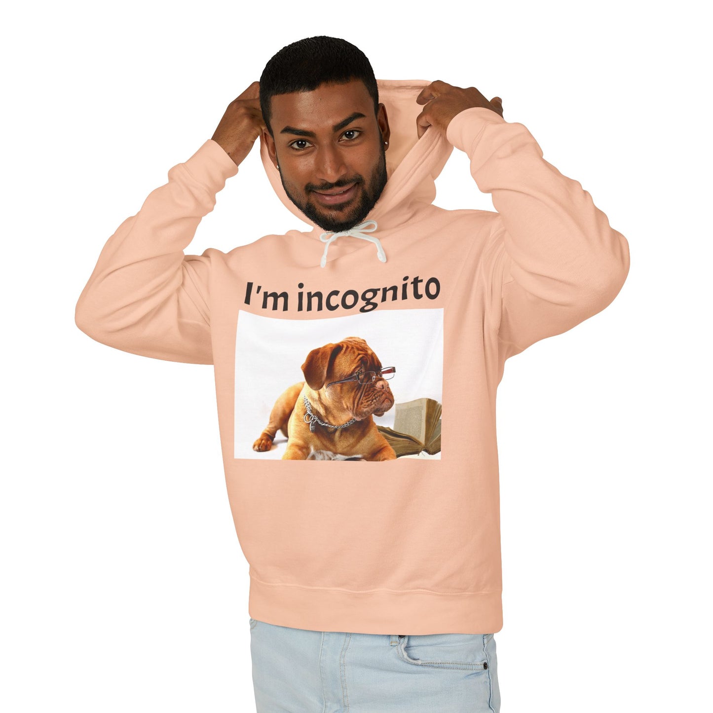 Unisex Lightweight Hoodie - "I'm Incognito"