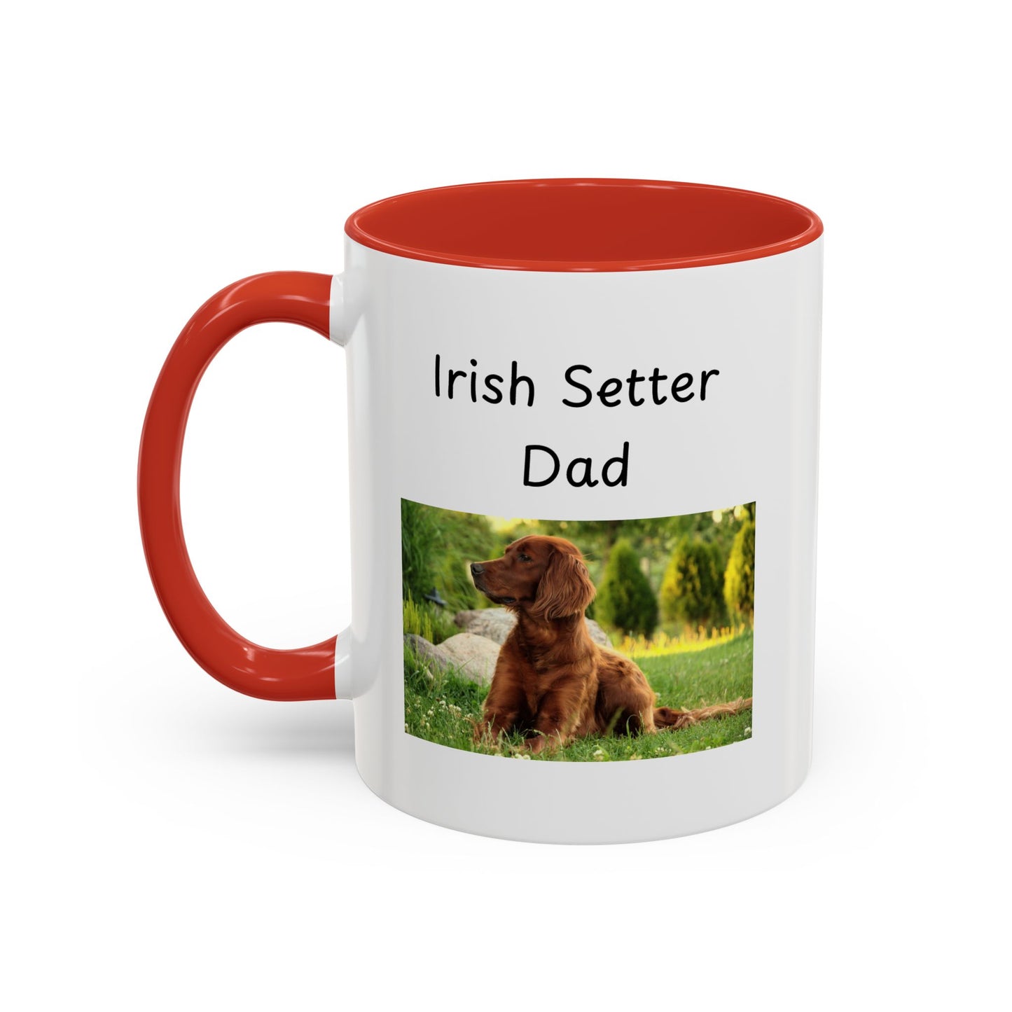 Ceramic Mug - "Irish Setter Dad"
