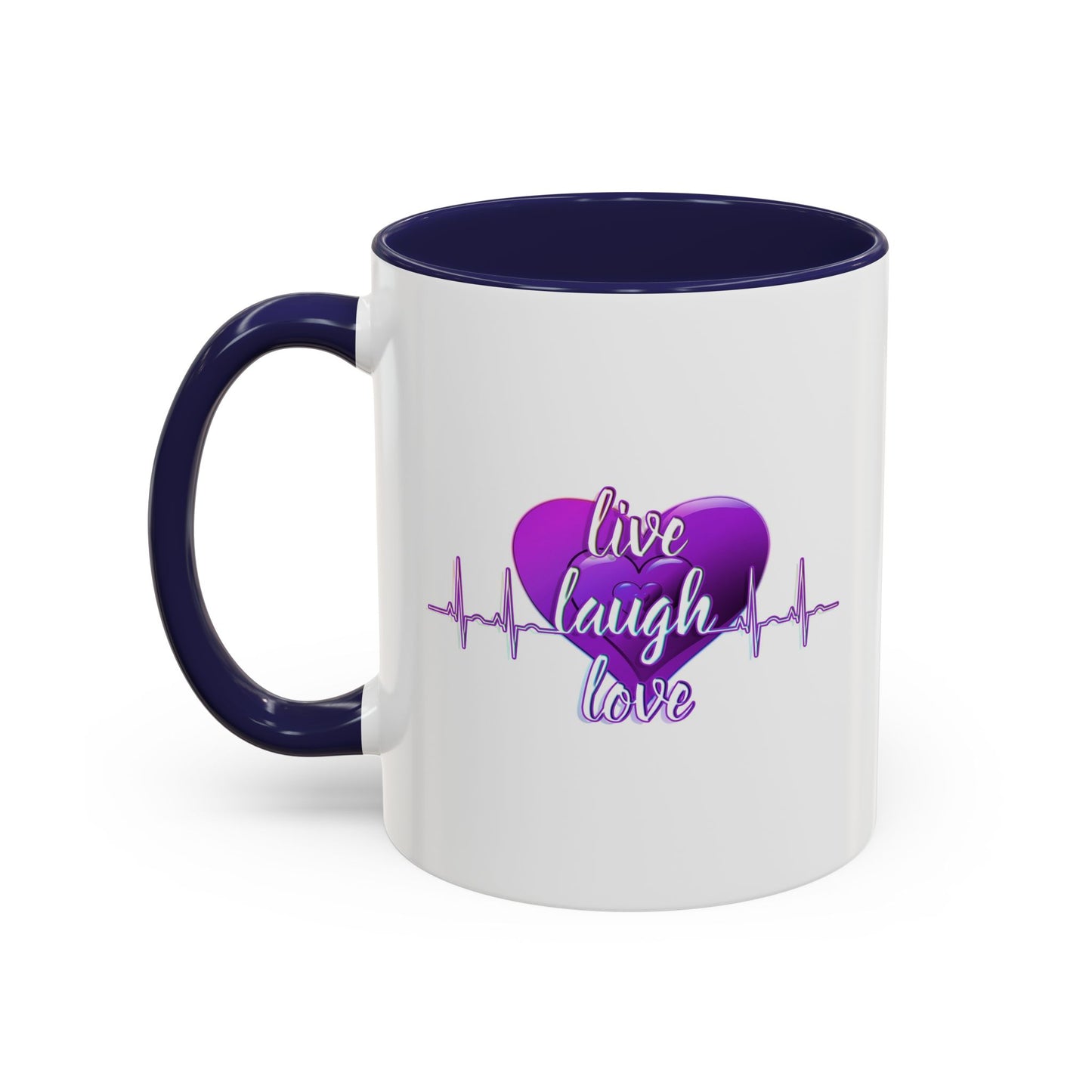 Inspirational Mug - "Live, Laugh, Love" Quote Design