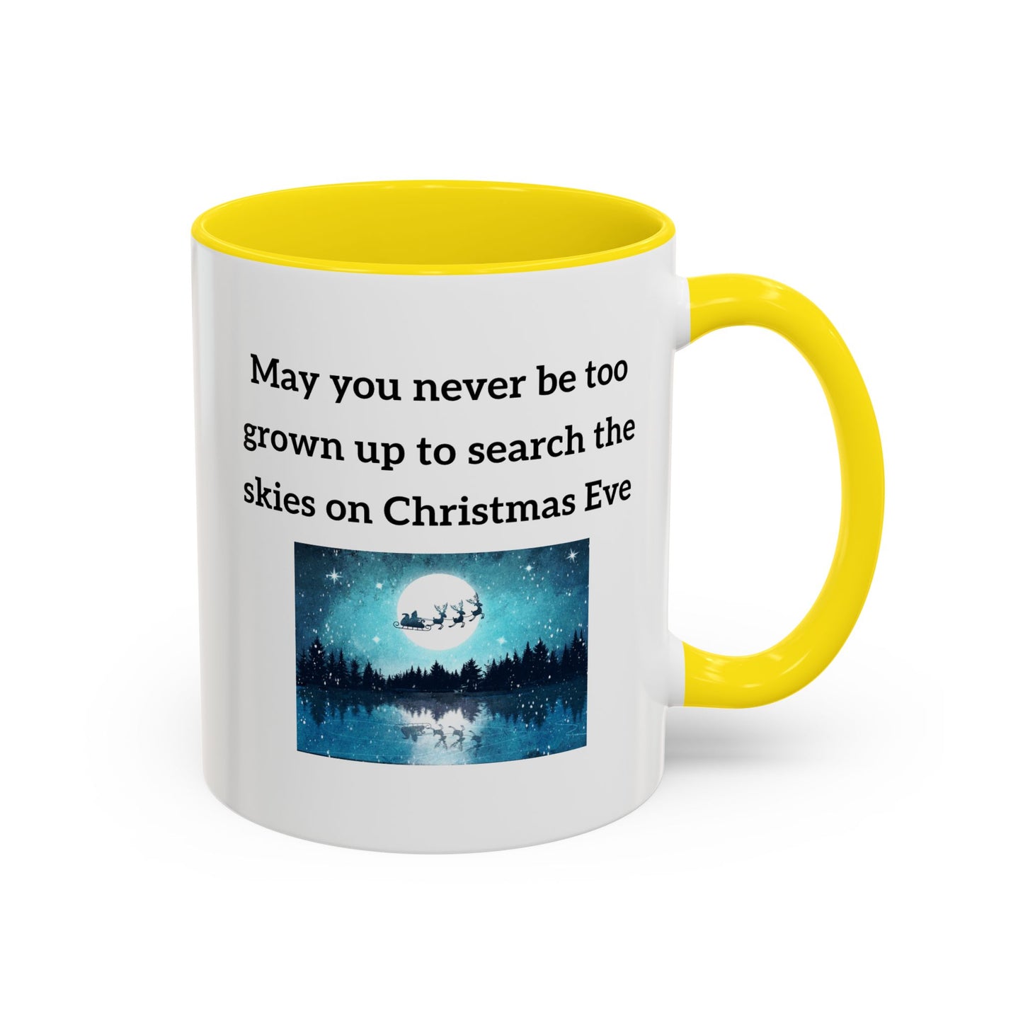 Weihnachtstasse – Zitat zum Thema „Suche den Himmel“ am Heiligabend