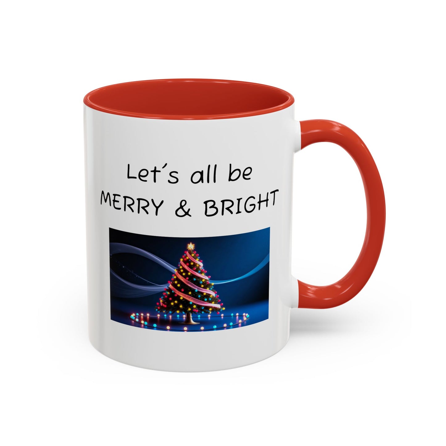 Weihnachtstasse – „Lasst uns alle fröhlich und strahlend sein!“