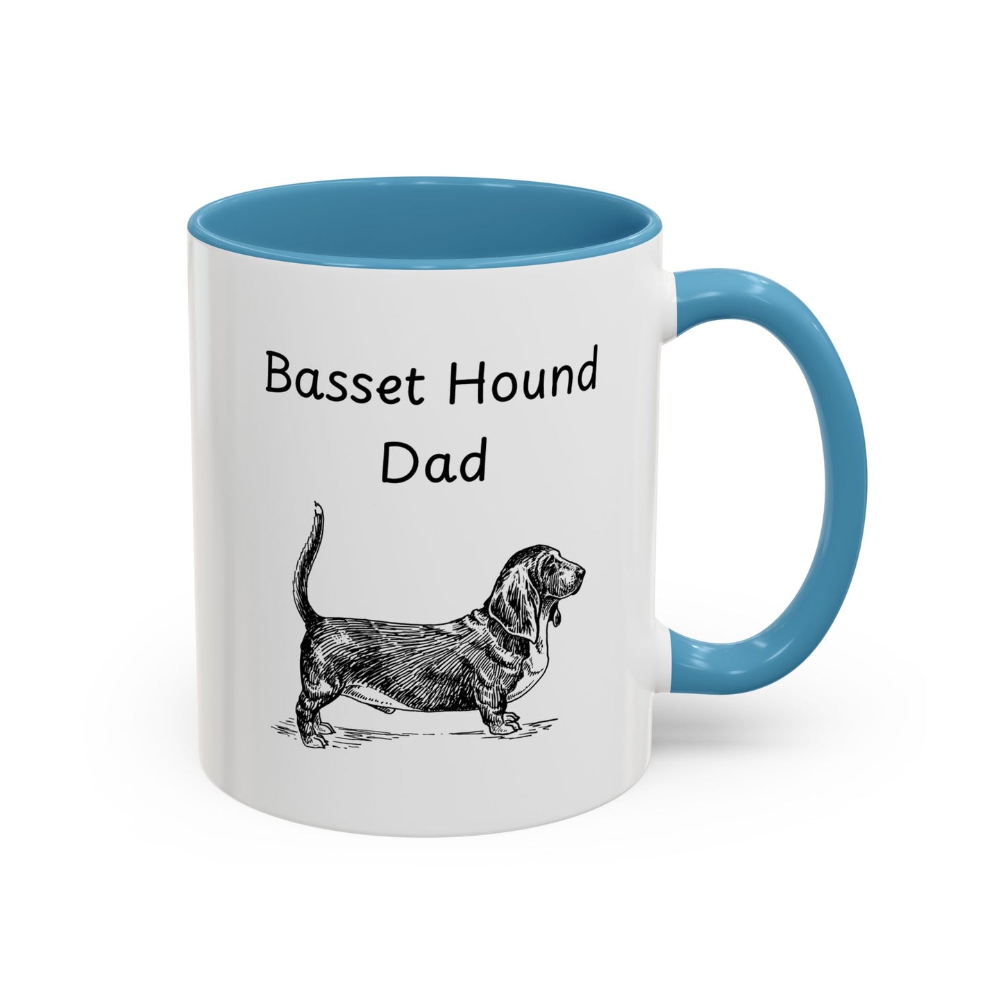 Ceramic Mug - "Basset Hound Dad"