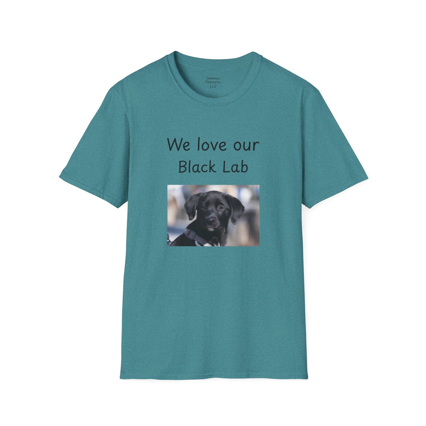 Unisex T-Shirt - "We Love Our Black Lab" - Dog Owner Tee