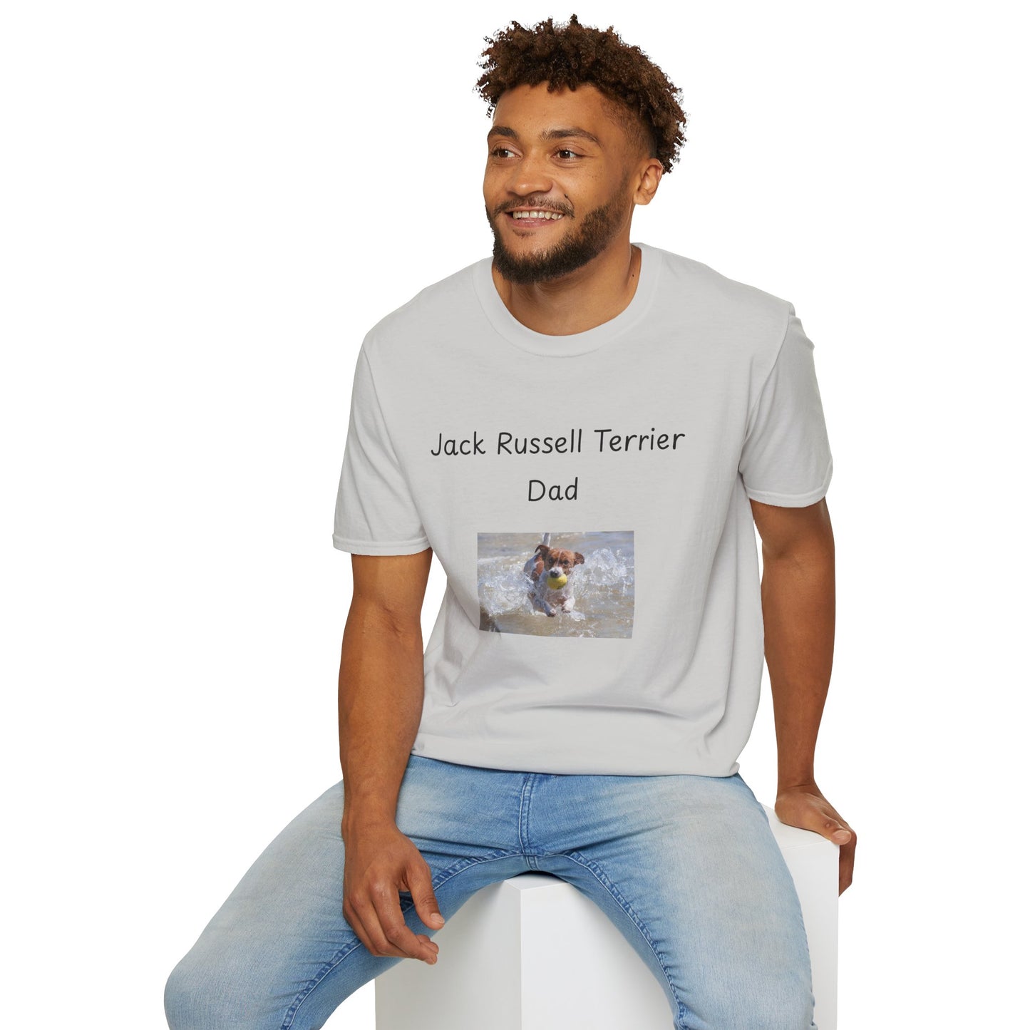 Unisex T-Shirt - "Jack Russell Terrier Dad" - Dog Owner Tee