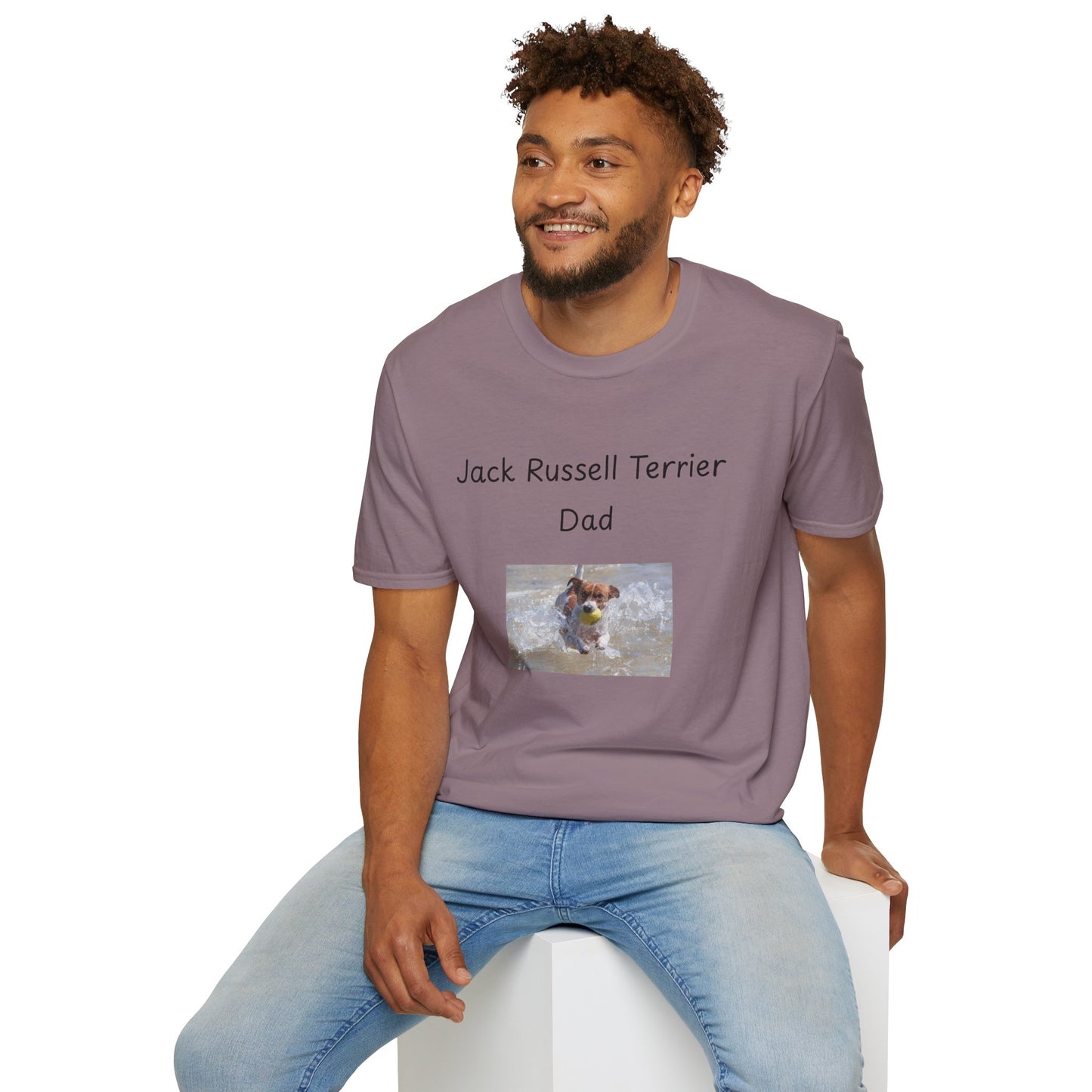 Unisex T-Shirt - "Jack Russell Terrier Dad" - Dog Owner Tee