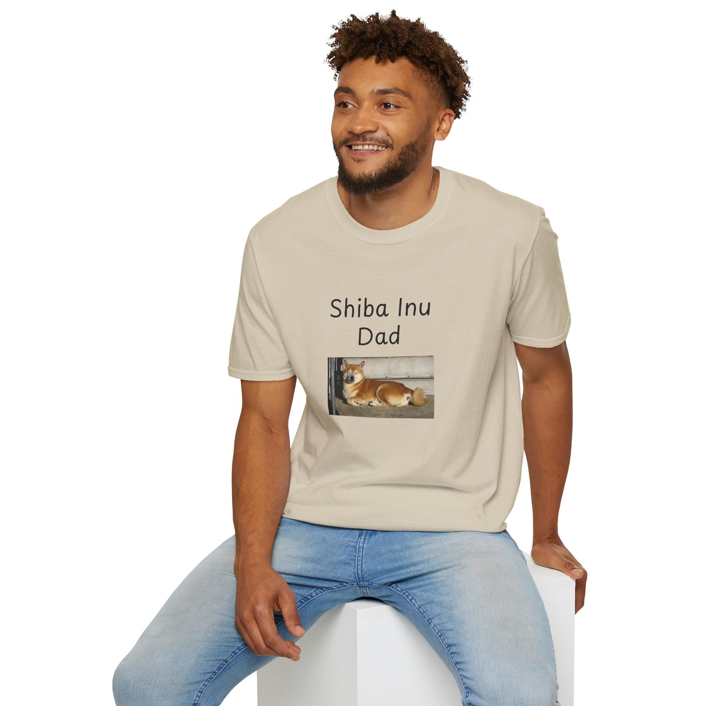 Unisex T-Shirt - "Shiba Inu Dad" - Dog Owner Tee