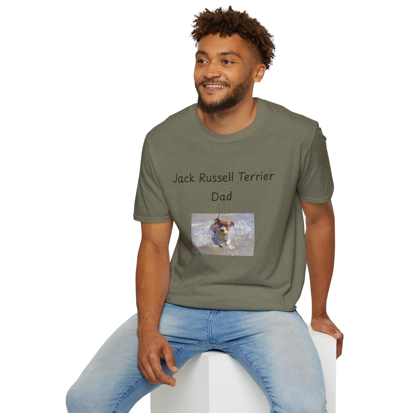 Unisex T-Shirt - "Jack Russell Terrier Dad" - Dog Owner Tee