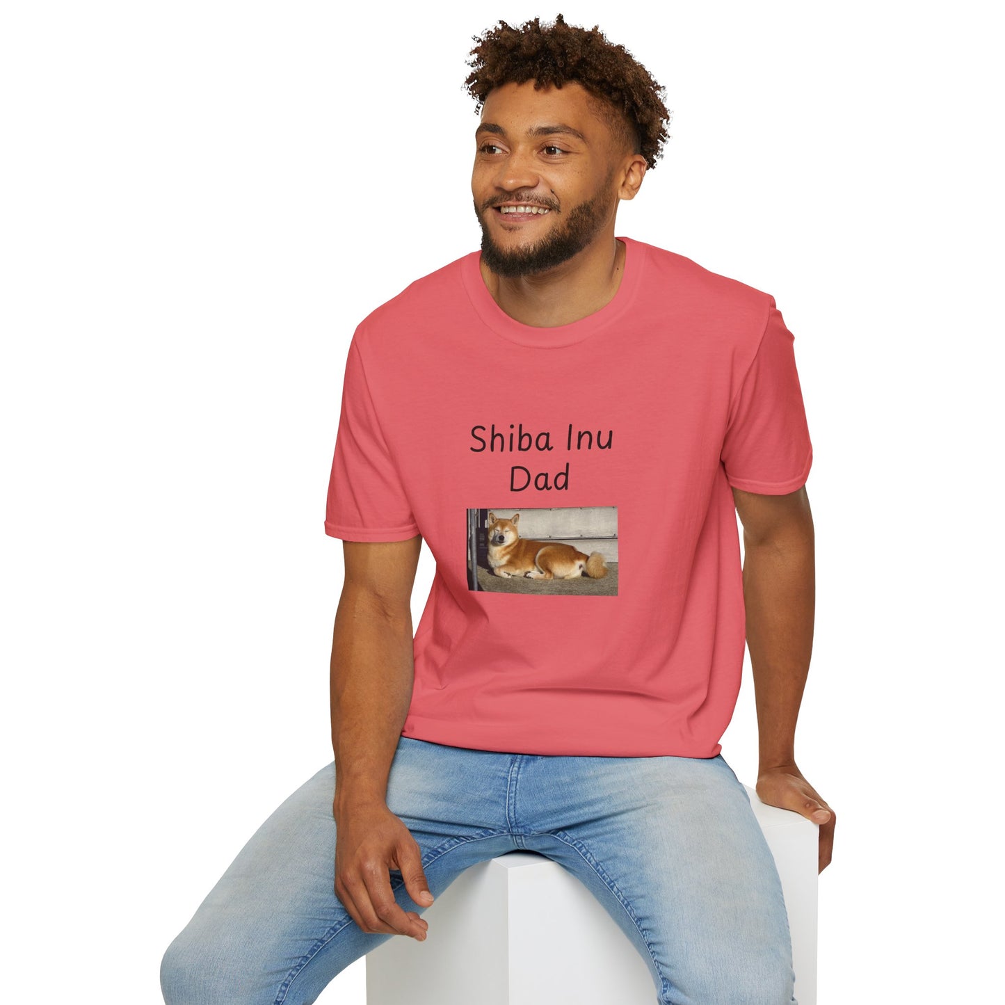 Unisex T-Shirt - "Shiba Inu Dad" - Dog Owner Tee