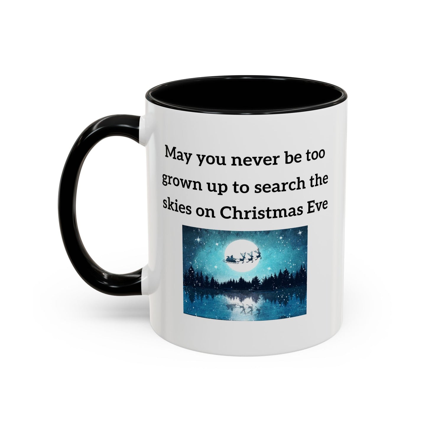 Weihnachtstasse – Zitat zum Thema „Suche den Himmel“ am Heiligabend