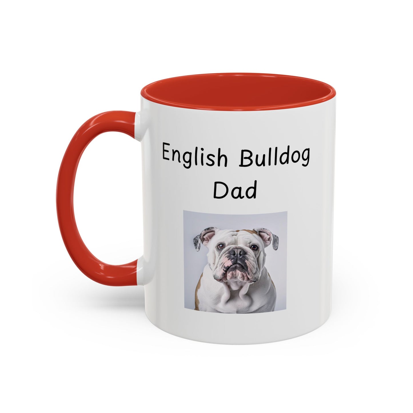 Keramiktasse - "Englischer Bulldoggen-Papa"