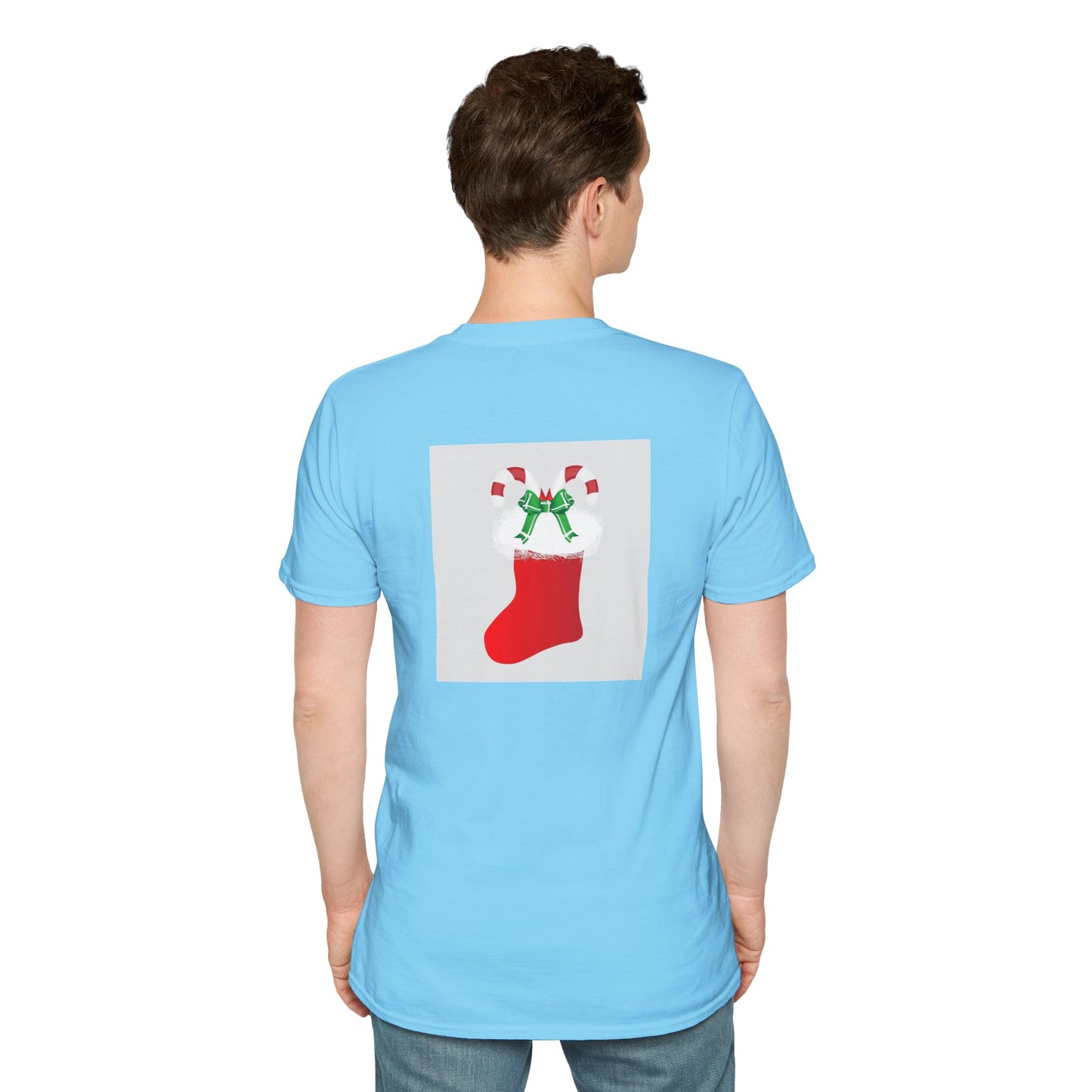 Humoristiese Kersfees-T-hemp - Aanhaling oor die eet van lekkers uit sokkies