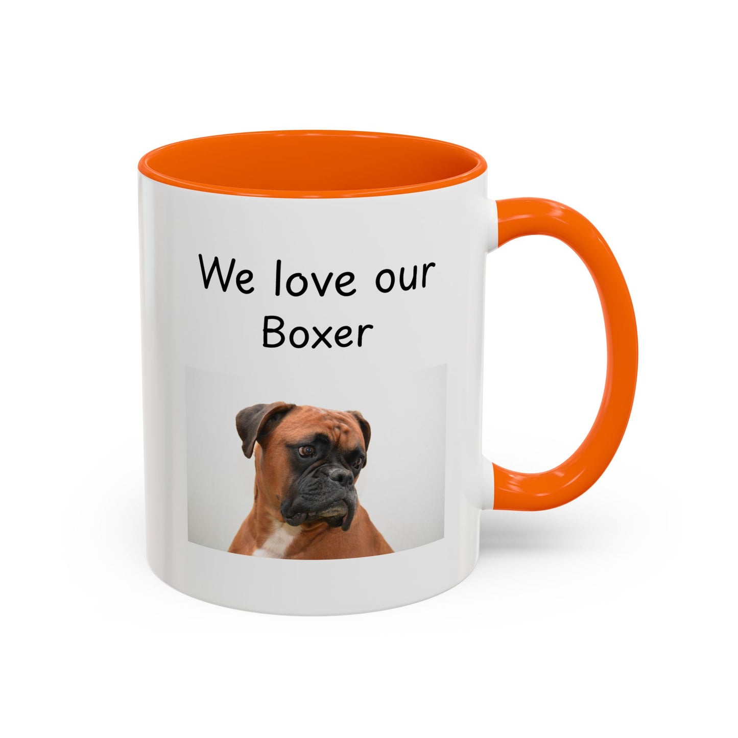 Ceramic Mug - "We Love Our Boxer"
