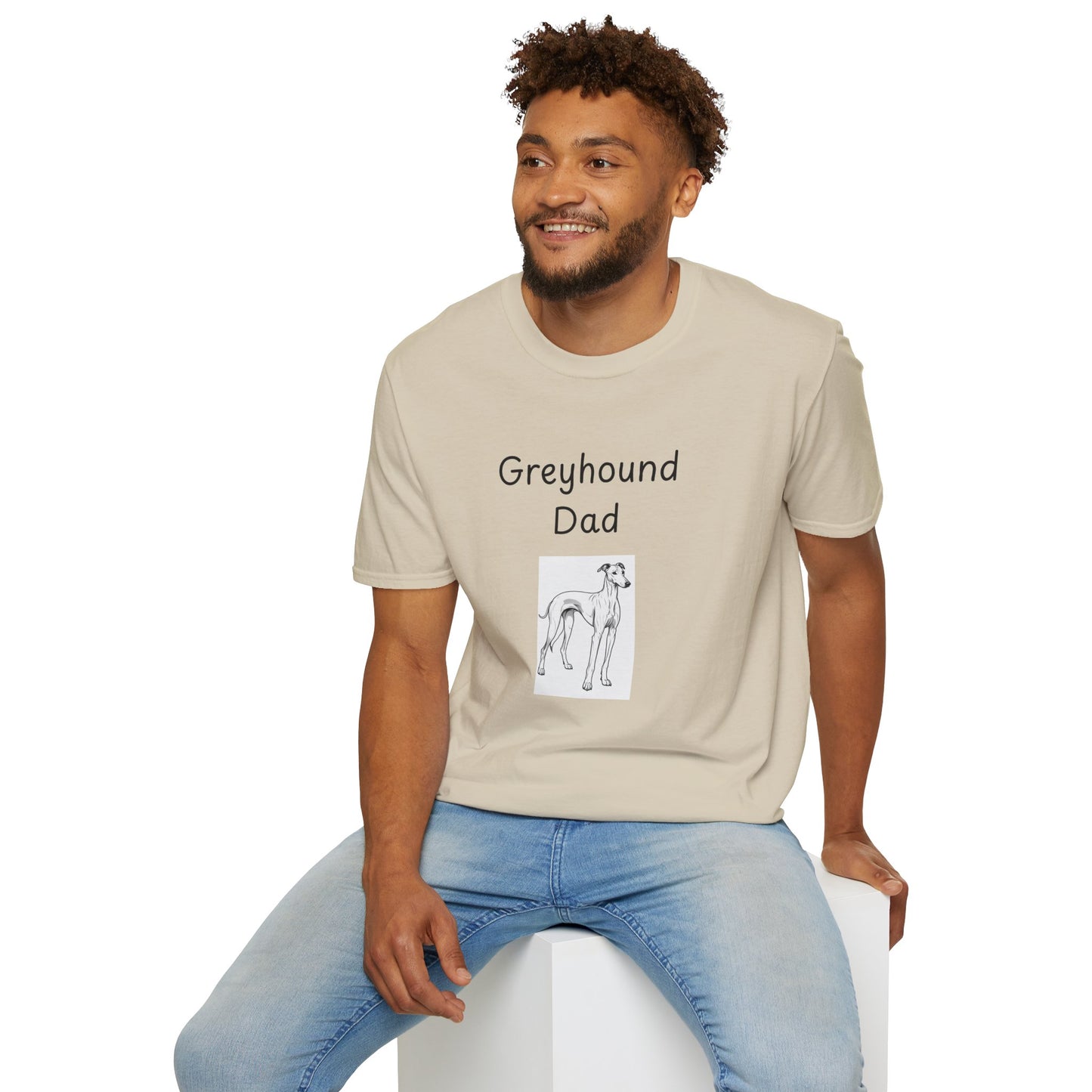 Unisex T-Shirt - "Greyhound Dad" - Dog Owner Tee