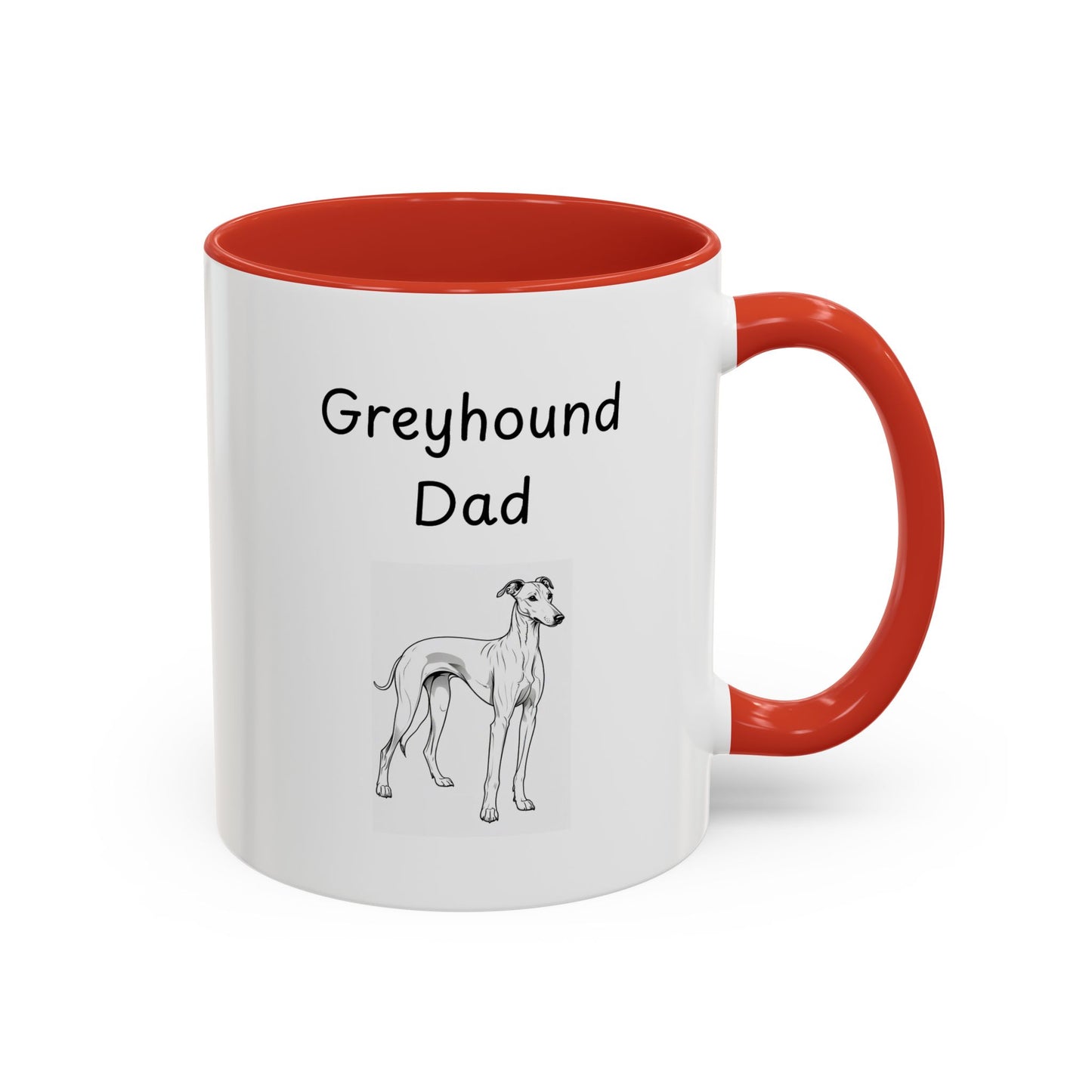 Ceramic Mug - "Greyhound Dad"